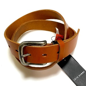 Full-Vegetable Tanning 栃木 Leather Belt　Brown