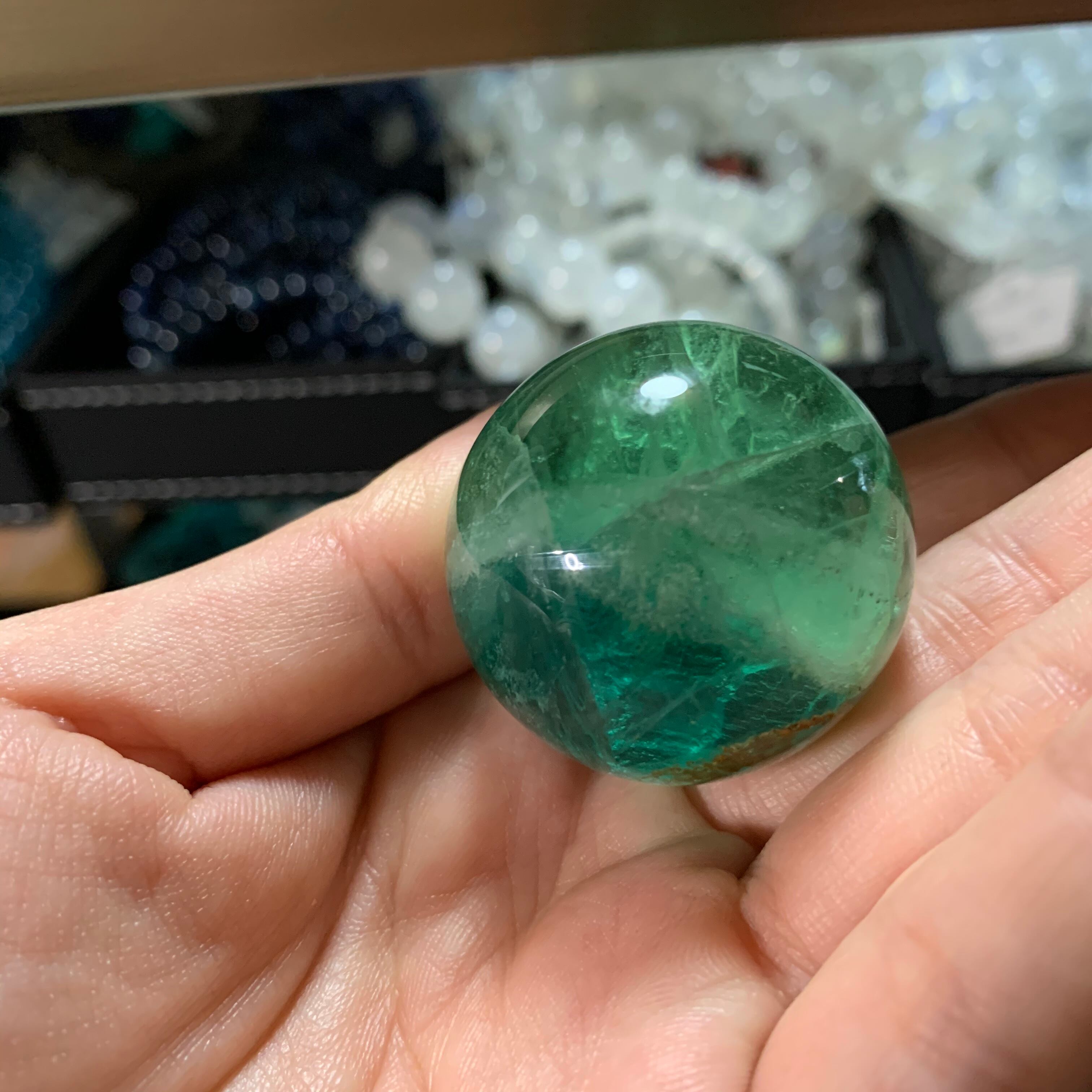 30.スフィア グリーンフローライト | Naturaltreasure