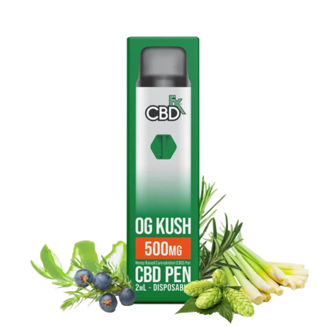 CBDfx, CBDべイプペン【大容量2ｍL】(CBD濃度25%、CBD含有量500mg)、給電可能な使い捨て