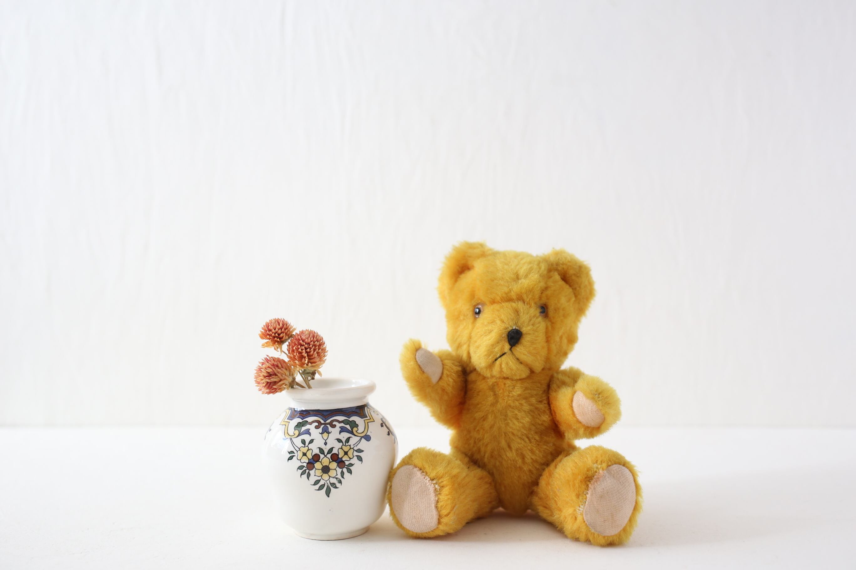 フランス アンティーク ヴィンテージ オレンジゴールドの小さな