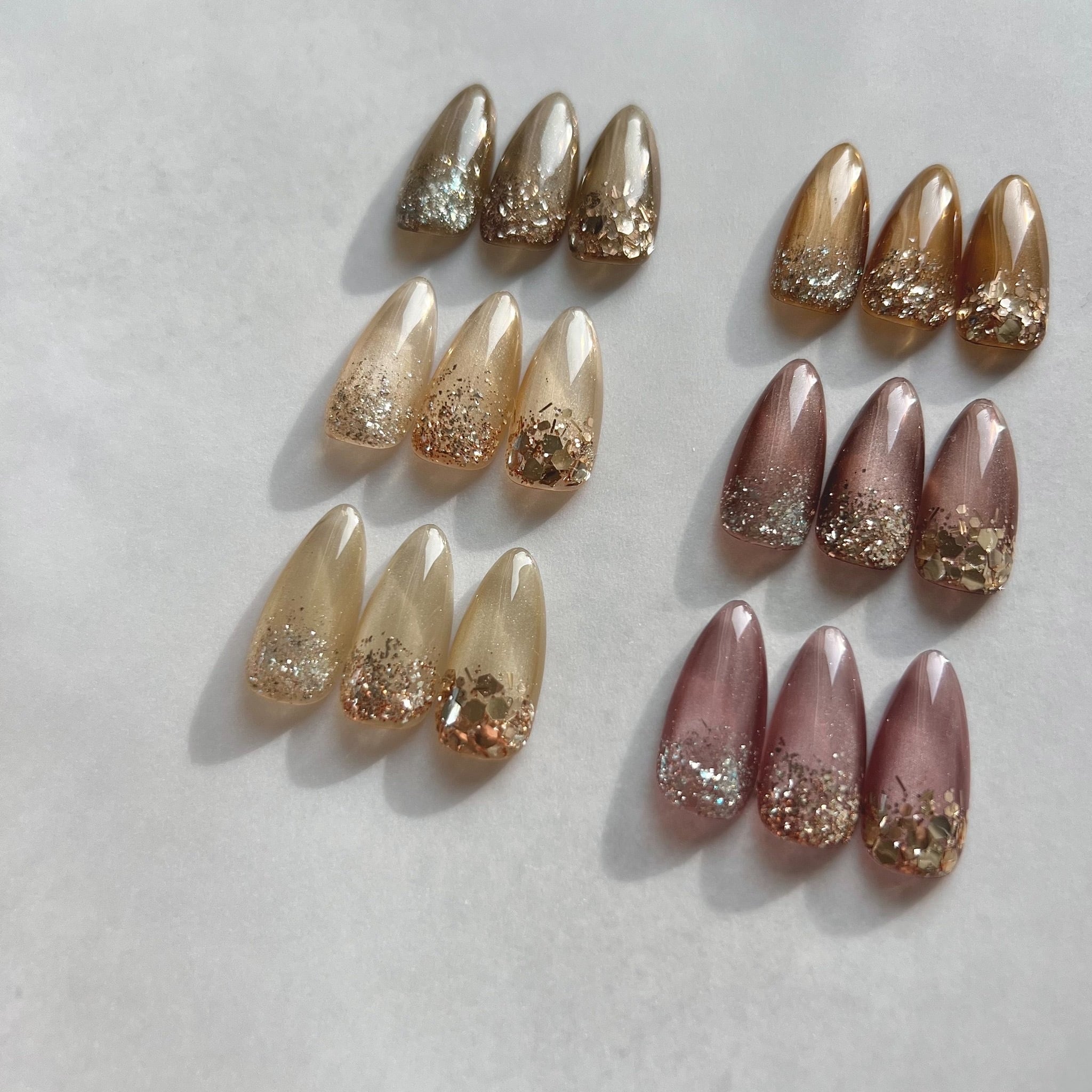 G891 Champagne kiss glitter | atelier NOVEL