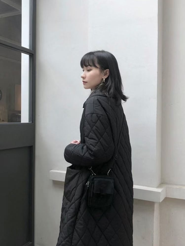 キルティングロングコート　ASF212010-15