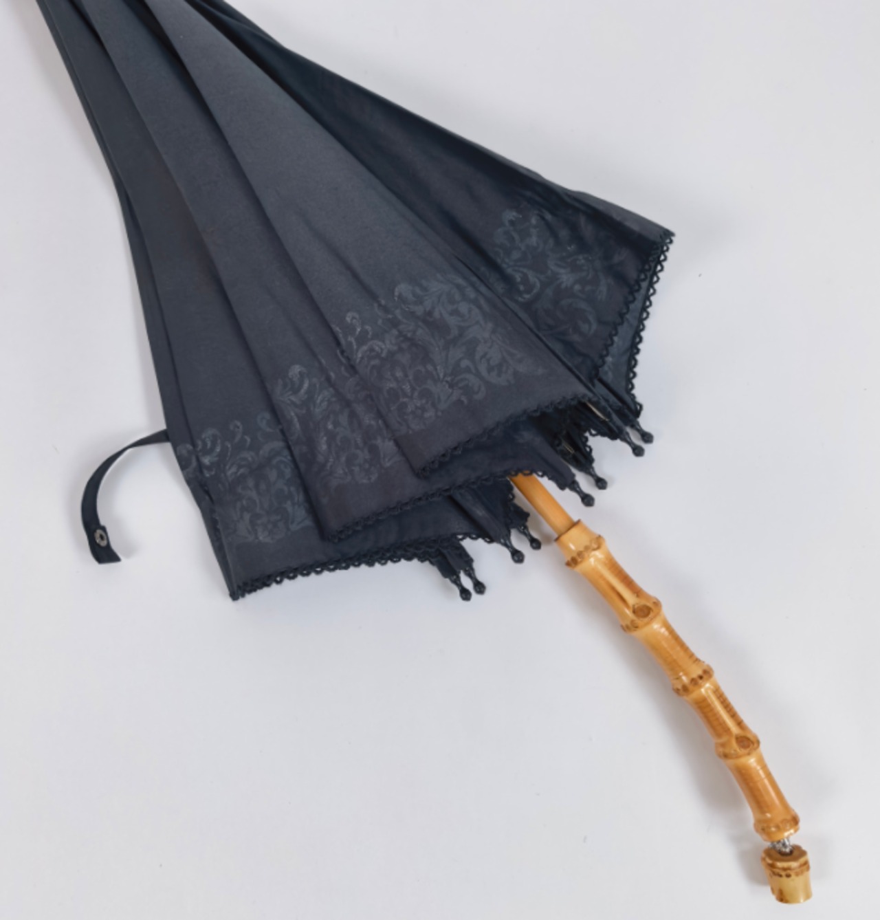 大人のブラックレース 晴雨兼用傘
