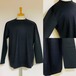 Sleeve Stripe Crewneck Cut & Sewn　Black / Black