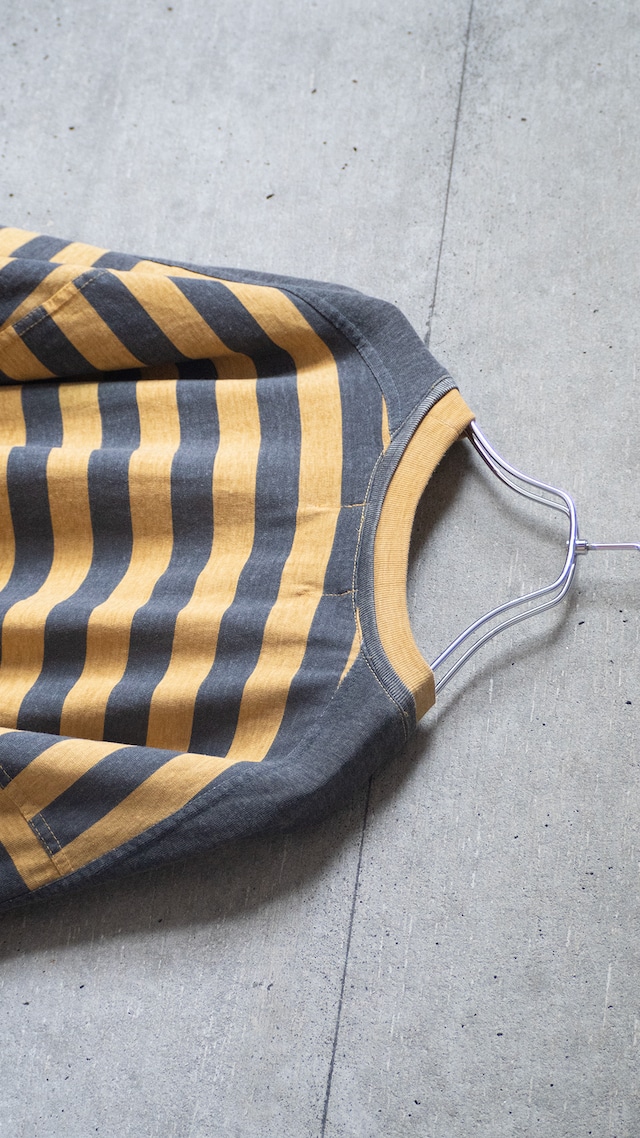 "BUGLE BOY" 1990s Panel border t-shirt