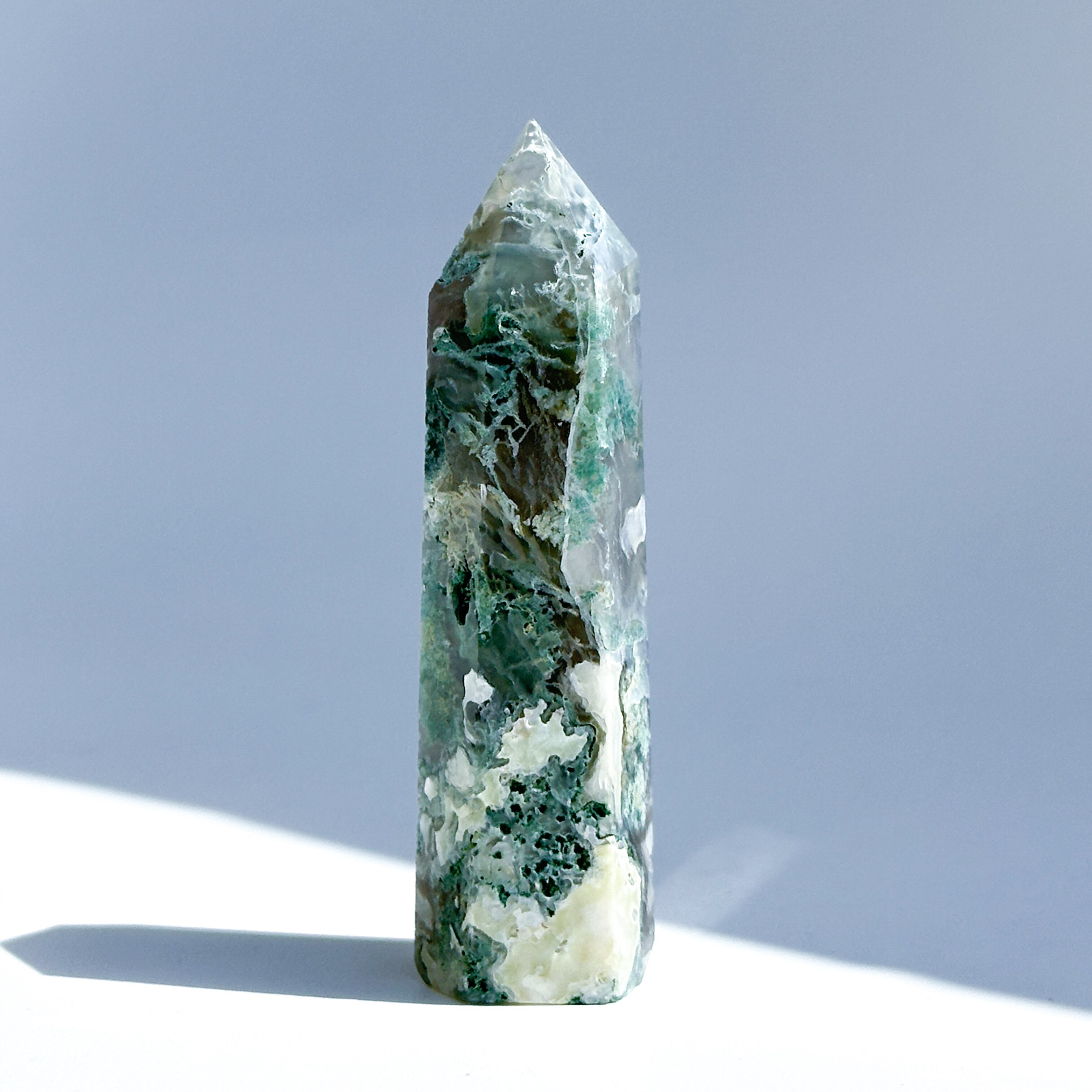 モスアゲート タワー04◇ Moss Agate ◇天然石・鉱物・パワーストーン