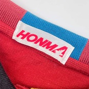 Honma 本間ゴルフ ホンマ 鹿の子 長袖 ポロシャツ レッド/レディース