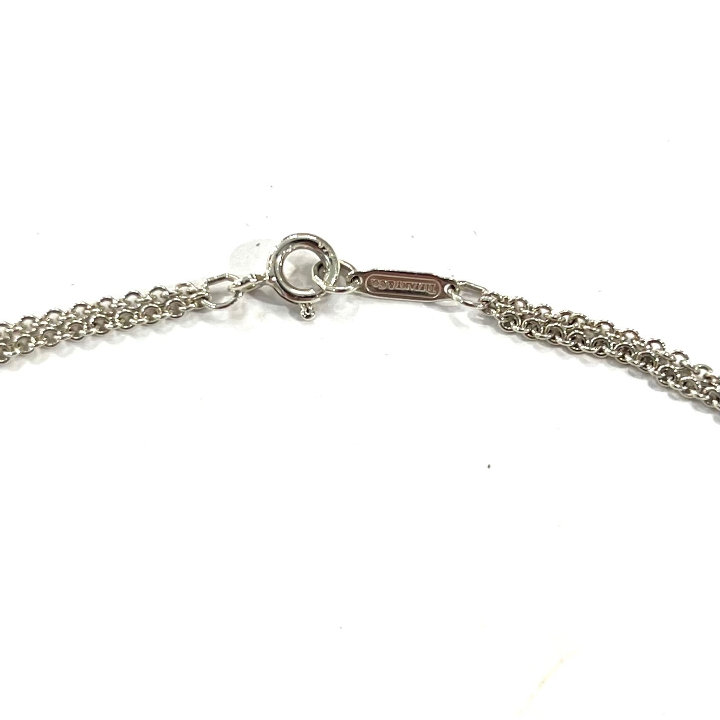 限定価格【TIFFANY&Co.】2764 ダブルチェーン 立体 インフィニティ