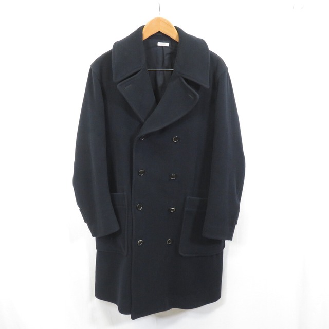 PHIGVEL MELTON DOUBLE BREASTED COAT メルトン ダブルオーバー チェスターコート size1/フィグベル 美品 0502