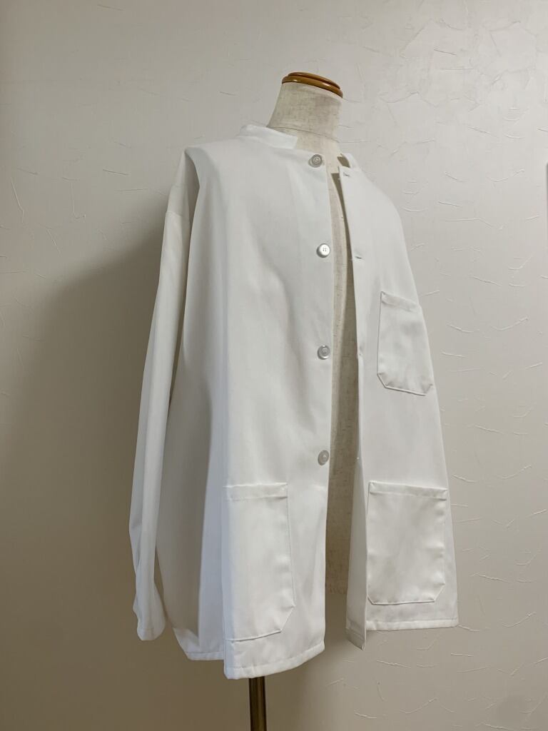 1990's Big Silhouette Stand Collar Shirt Jacket