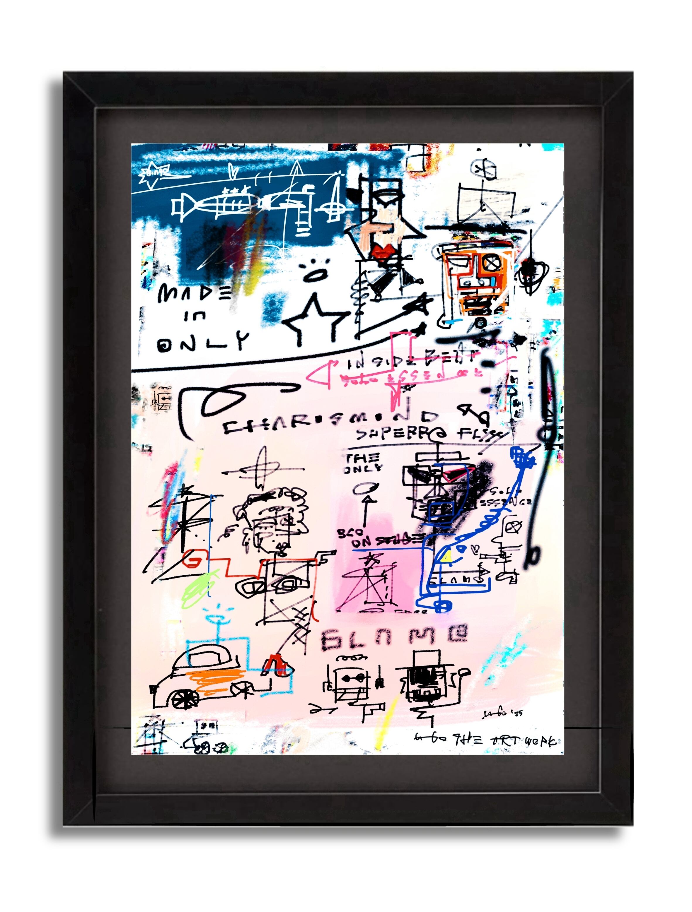 A3 ﾌﾚｰﾑ込み ｲﾝﾃﾘｱ ｸﾞﾗﾌｨﾃｨｱｰﾄ「U-GO THE ARTWORK」 | U-GO THE