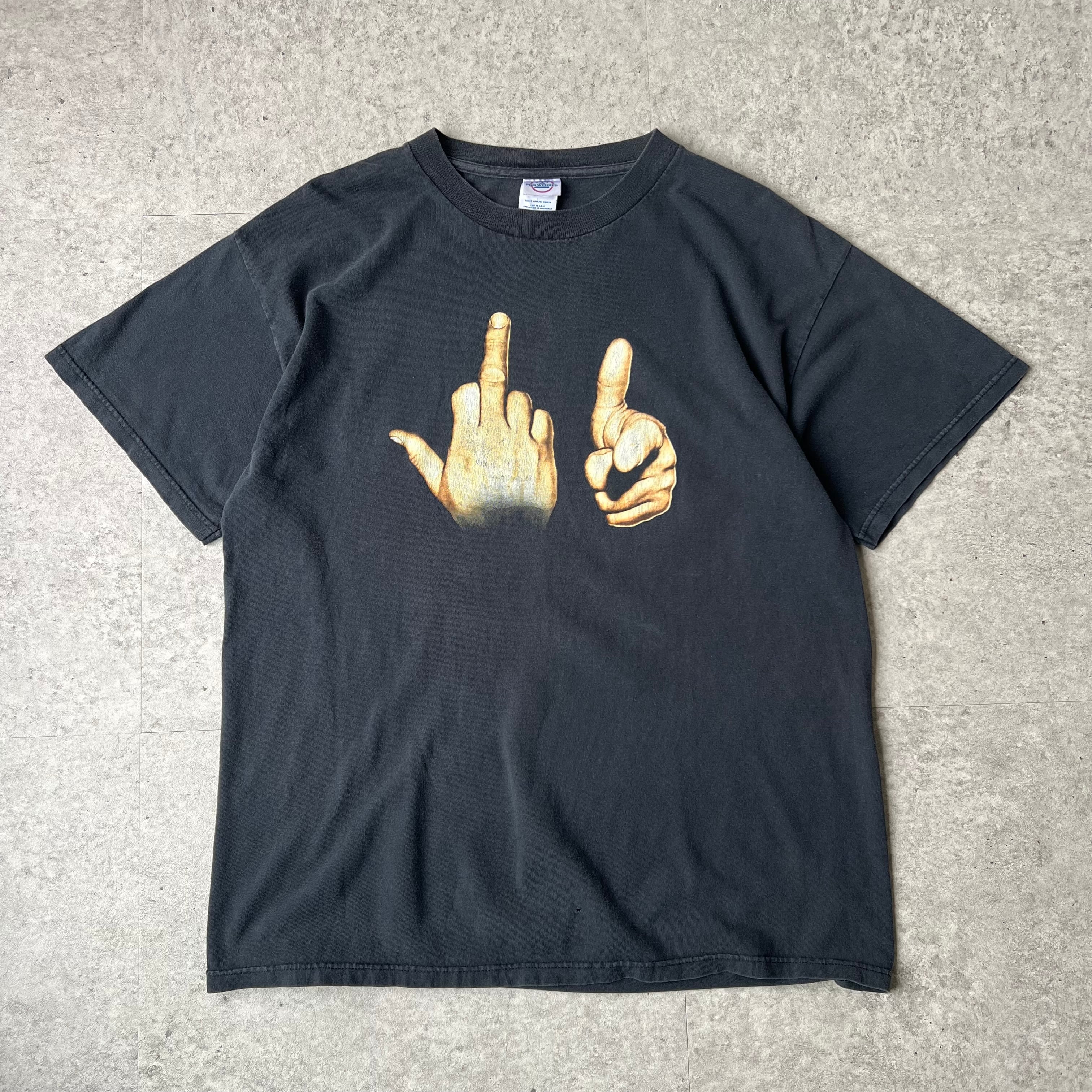 00s MALCOLM X マルコムX フェイスプリントTシャツ 00s 