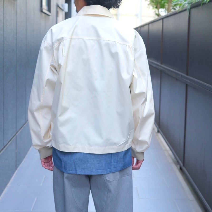 KENNETH FIELD(ケネスフィールド) /DRIVING JACKET 65/35 -OFF WHITE