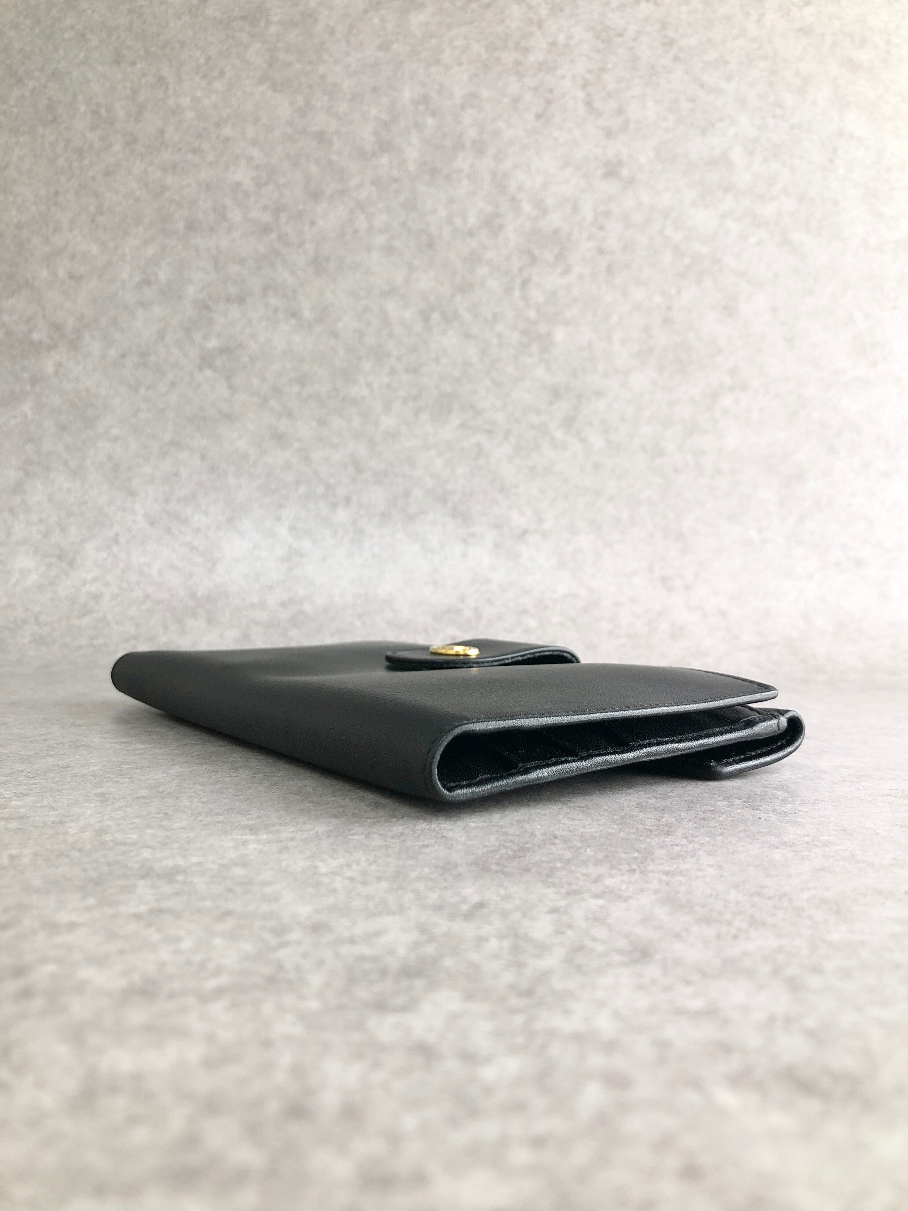 90s CELINE セリーヌ 長財布 ブラック 黒 本革 レザー 馬車 ホース 90s CELINE セリーヌ 長財布 ブラック 黒 本革 レザー 馬車 ホース