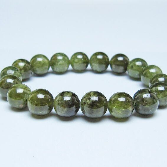 ツァボライト ブレスレット 11mm 一点物 111-49788