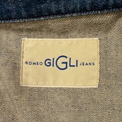 イタリア製 ROMEO GIGLI ロメオジリ ビンテージ デニムジャケット ジージャン サイズ 42 /革パッチ