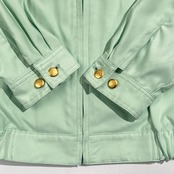 金ボタン DAKS GOLF ダックス ゴルフ スイングトップ ブルゾン ジャケット L/ミントグリーン系