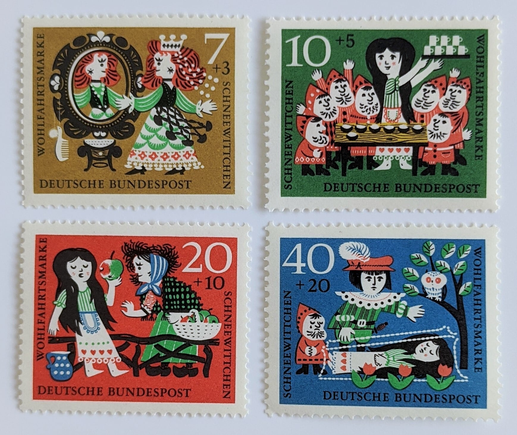 白雪姫 / ドイツ 1962 | Stempel ― 旅する切手 ―