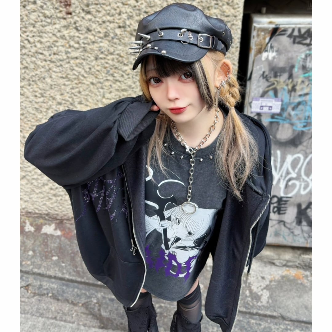 1/5新着】スパイクベルトレザーキャスケット | VOLCAN&APHRODITE