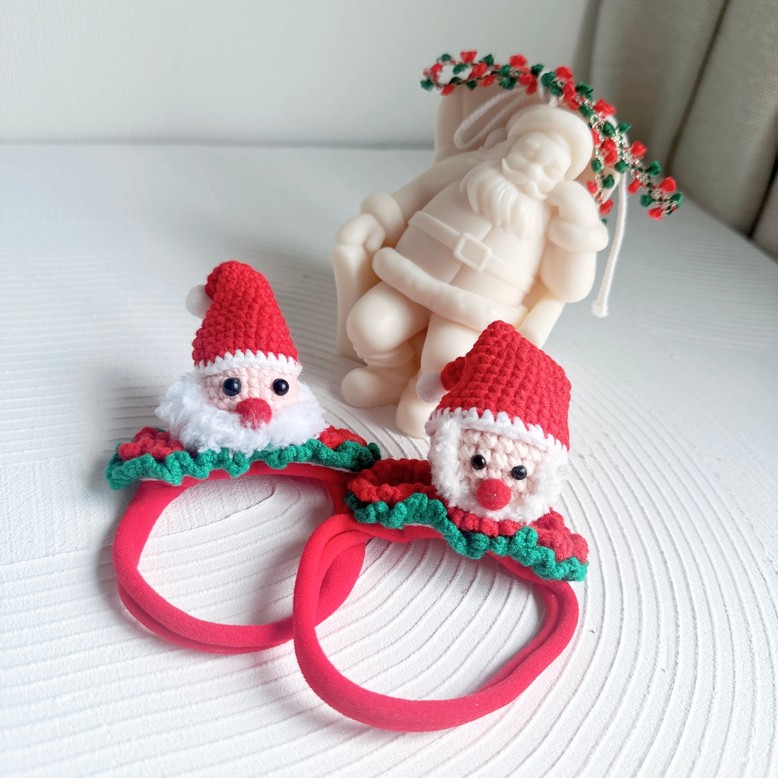 クリスマス*サンタさんヘアバンド