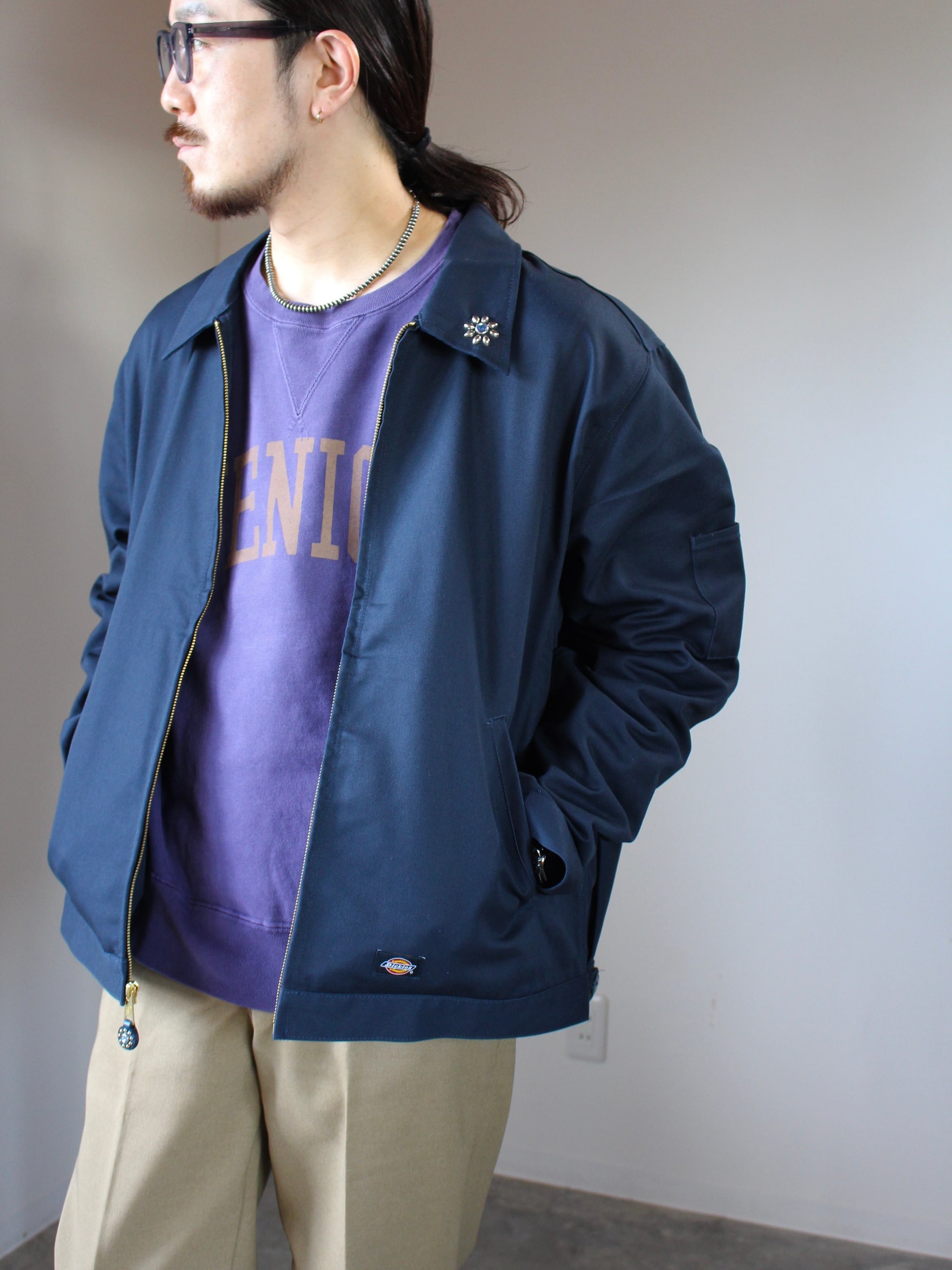 HTC×Dickies【Eisenhower Jacket #Flower Stone】 | LARGE LAB TOWN
