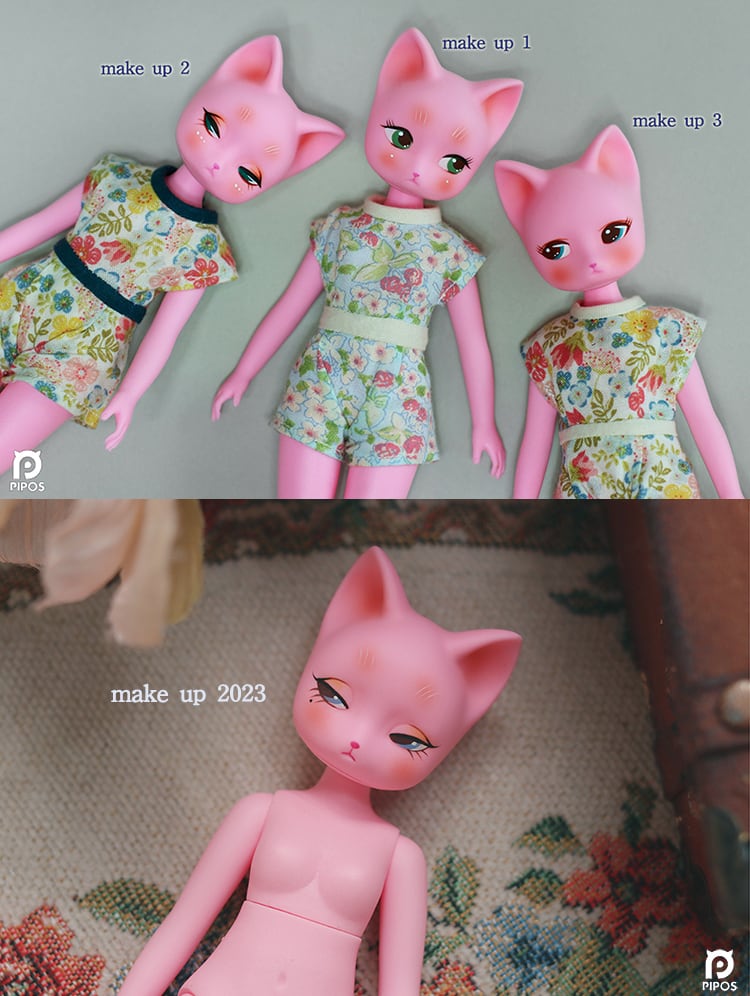 ⭐️期間限定再販⭐️（メイクつきドール本体）Pink Mariko Cat