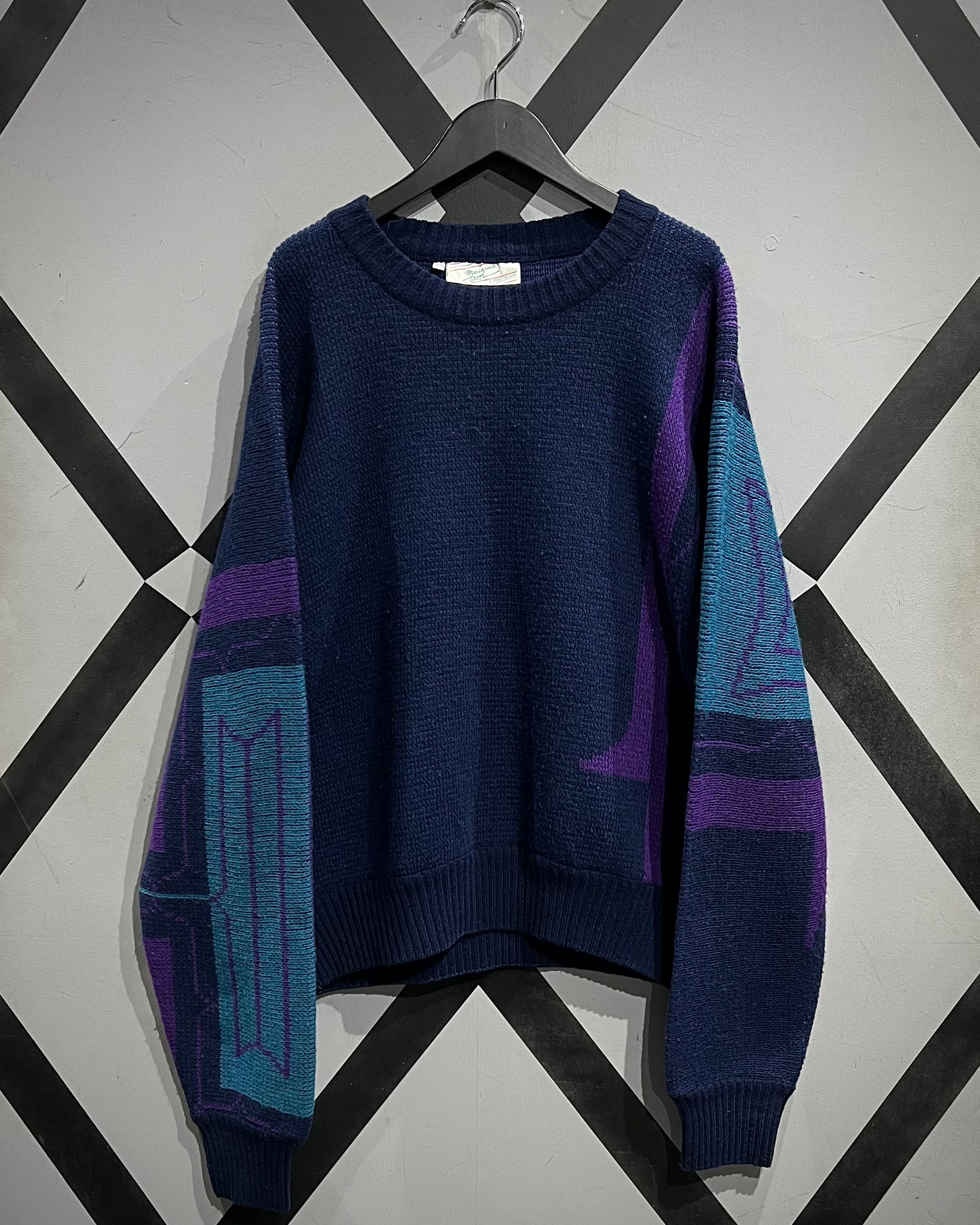 X VINTAGE】Artistic Design Vintage Ski Knit | Caka(カカ）下北沢