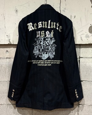 【Caka otto】 Gothic Design Vintage Loose Singe Breasted Tailored Jacket