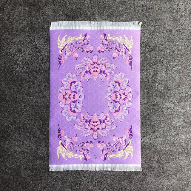 正倉院文様　ペルシャ織物【MINICARPET-SHO-001WT】