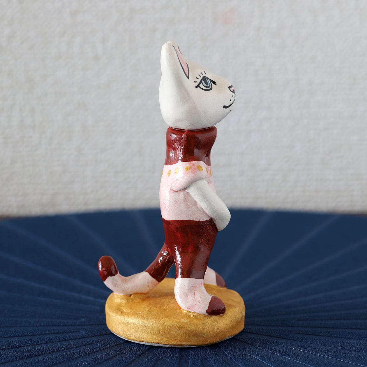 山口祥治 猫フィギュア CA-2 工房：喜鶴製陶（有田焼） | にっこう生活