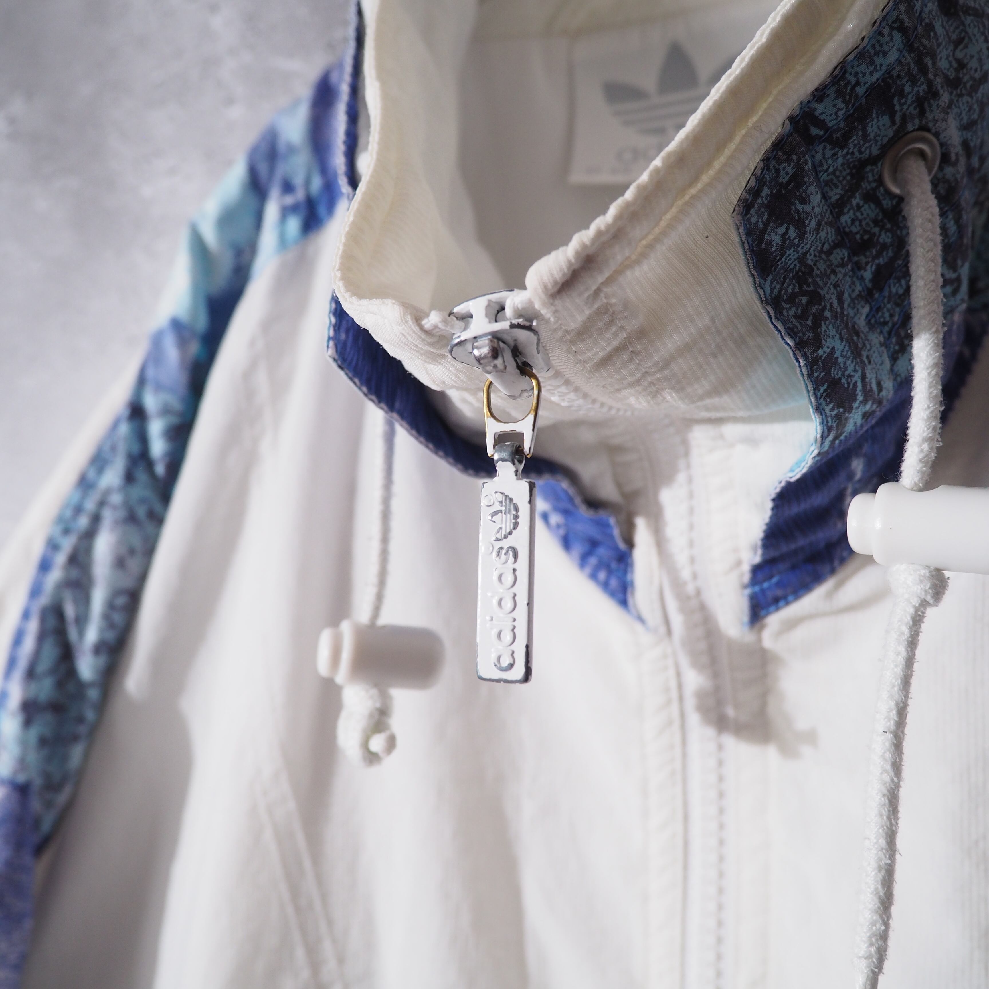 1980s " Old adidas " Cold Flower Art Printed Vintage Loose Track Jacket