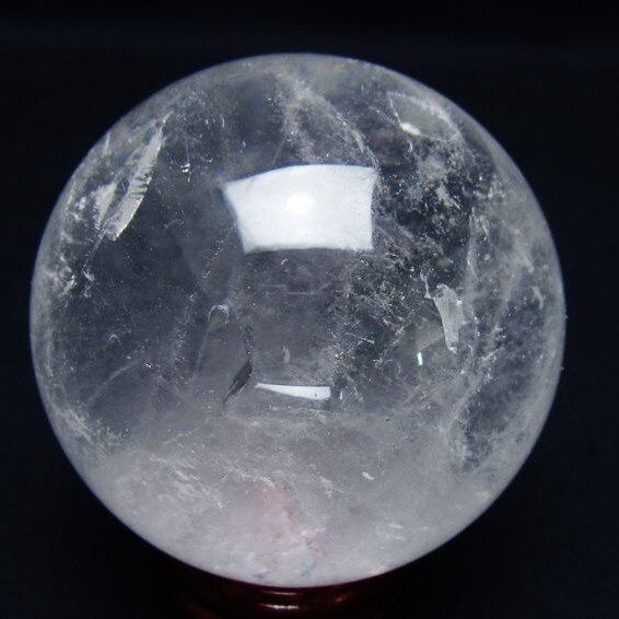水晶 丸玉 65mm スフィア 置物 水晶玉 一点物 151-8923