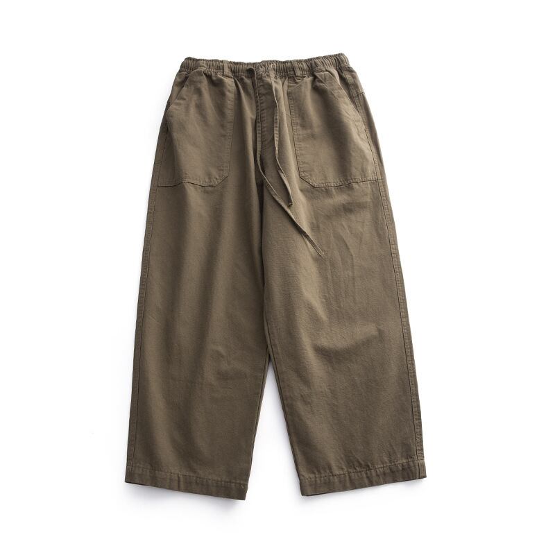 【新作】【送料無料】 Yidao Vintage 20 Winter Simple ese Workwear Tether Mid-waist Long Trousers Loose Wild Men-Alibaba ロング ウィンター 冬物 ビンテージ hip6-161171461828494