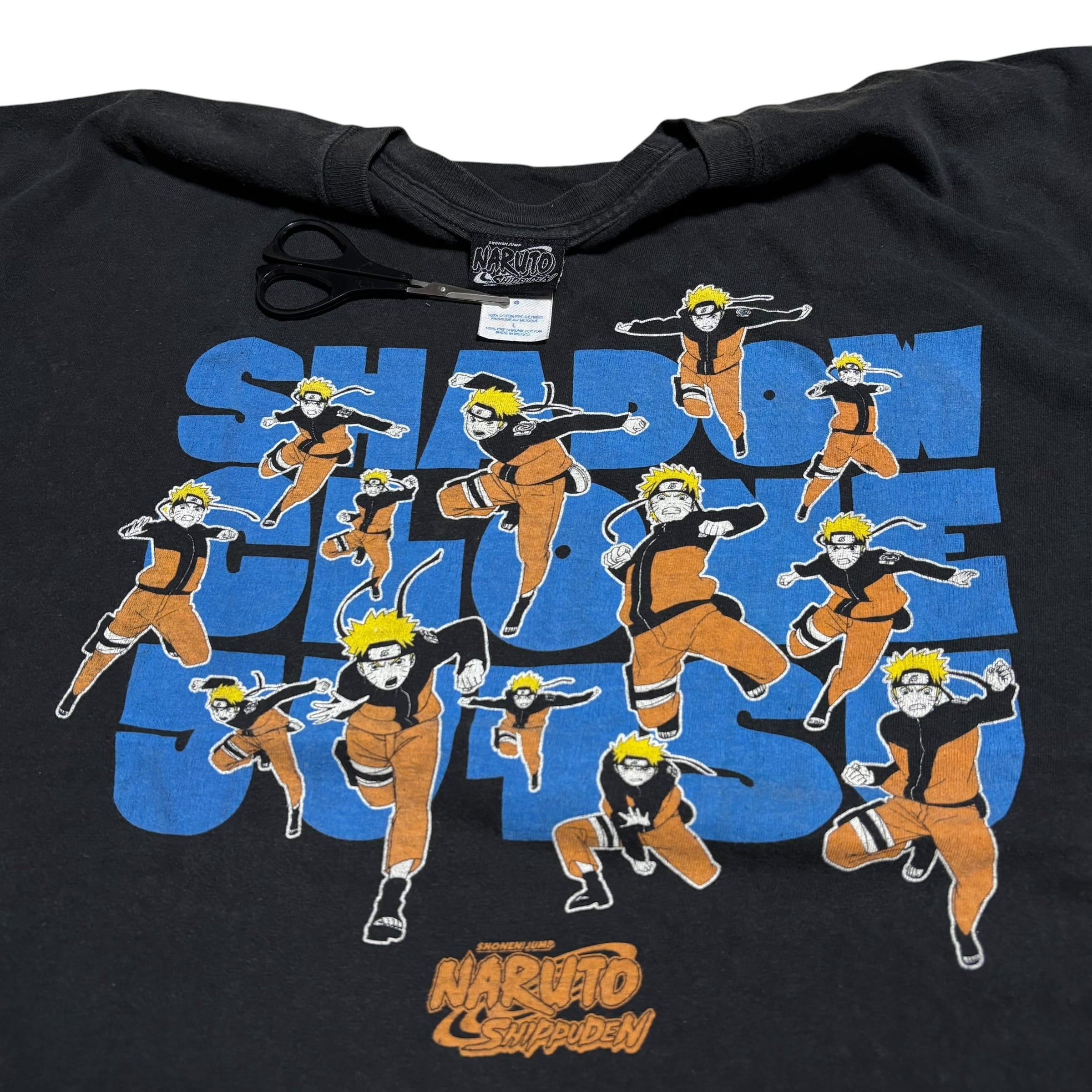 00s NARUTO tシャツ ナルト ナルト疾風伝 ANIME アニメ 影分身 ©️2002