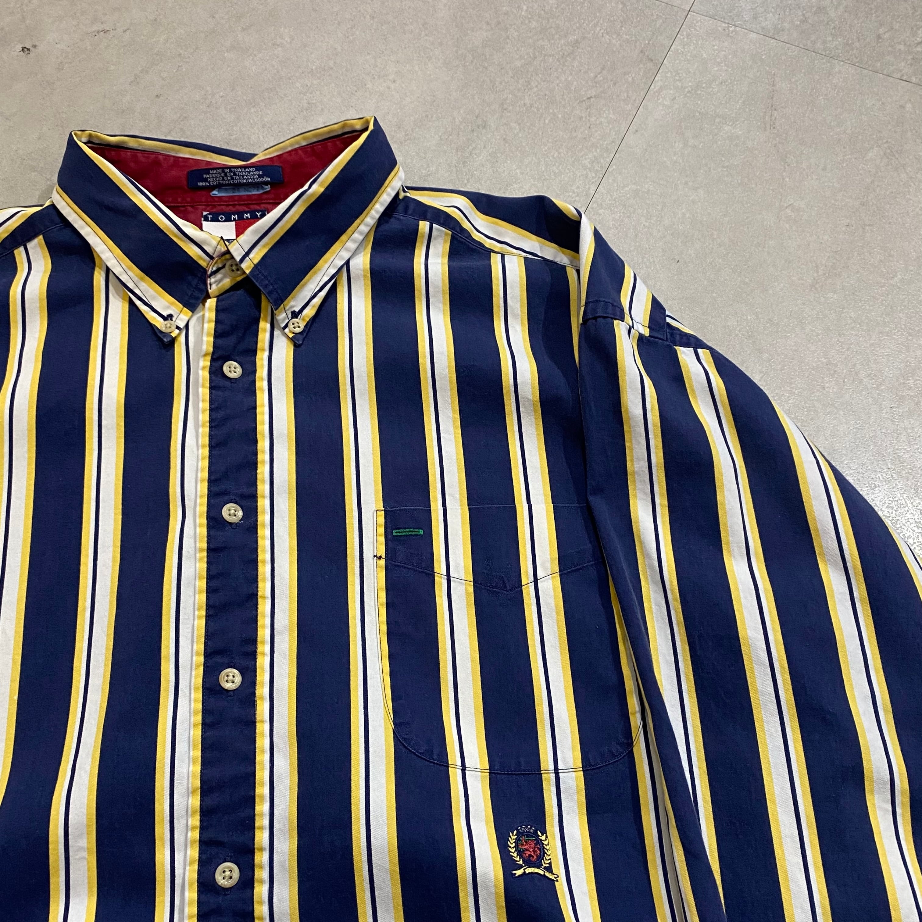 90年代 size:XXL【 TOMMY HILFIGER 】トミーヒルフィガー ボタンダウン ...