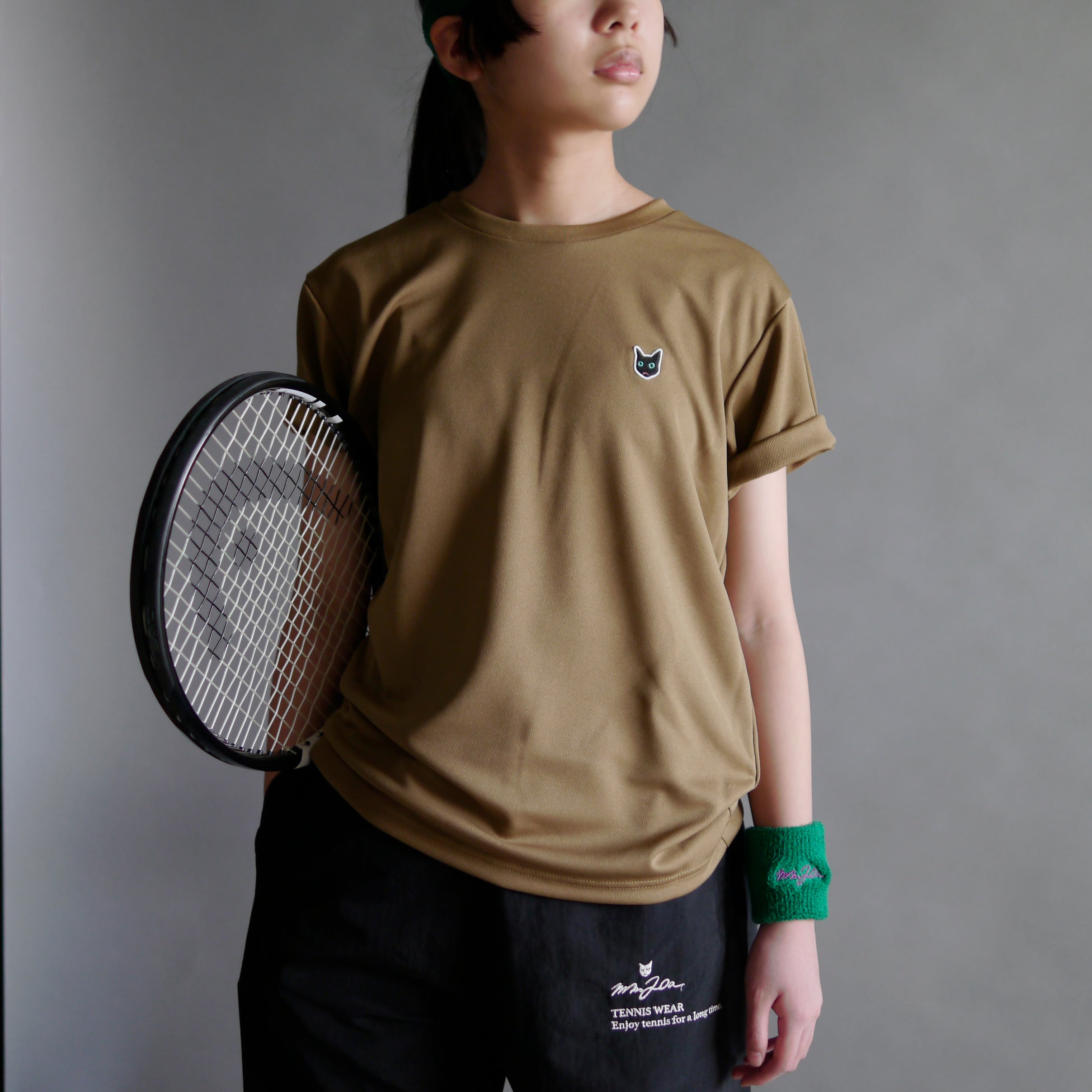 黒猫.ゲームTシャツ_WOMEN(WM-WL)・全50色 | MM20a TENNIS WEAR
