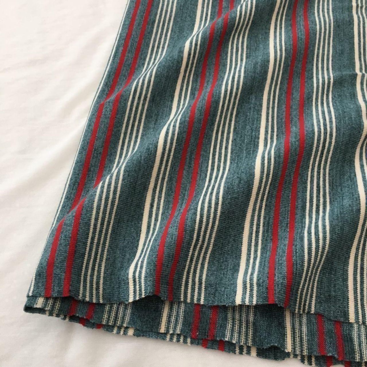 綿100スペックボーダー天竺ニット生地-2m-curl tricot　KX/200H6795