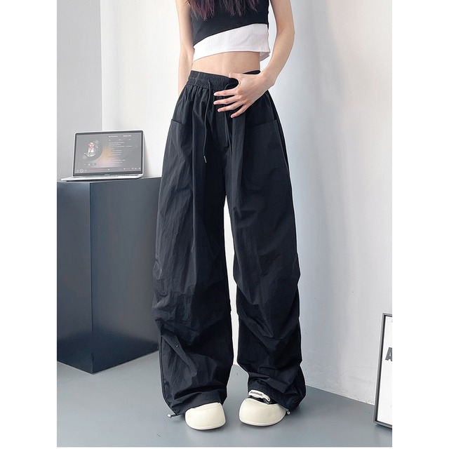 ドローストリングユーティリティボリュームパンツ 4col R02354