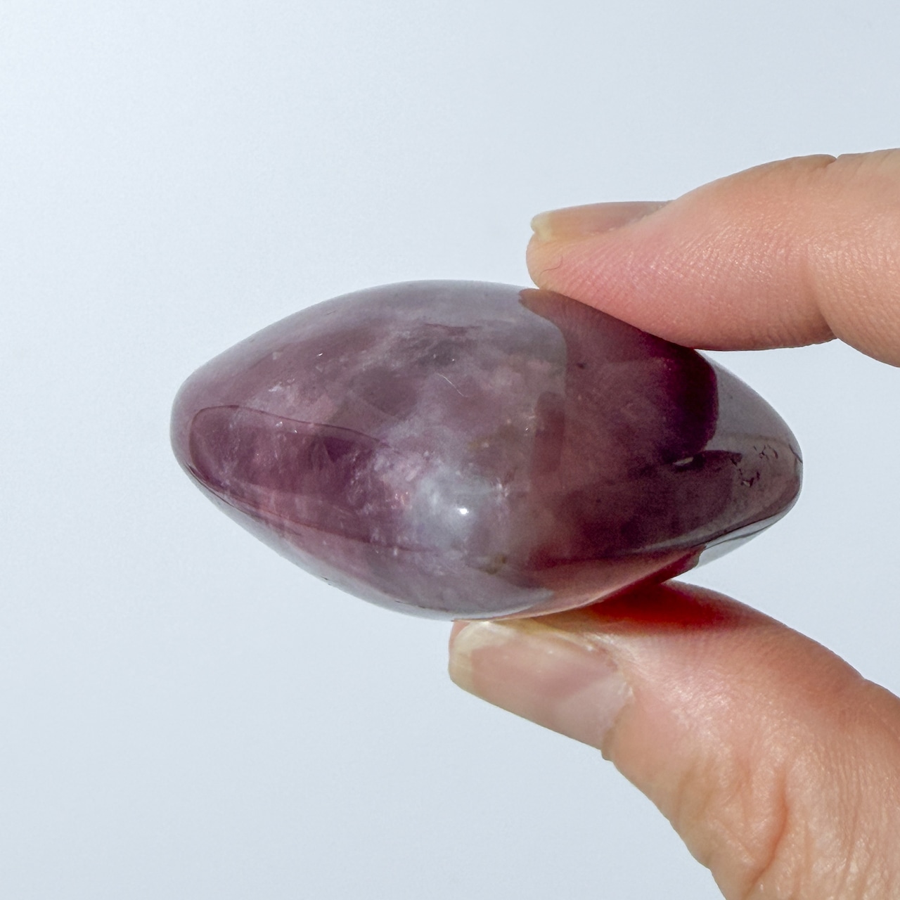 ラベンダーローズクォーツ ハート * Rose Quartz * 天然石
