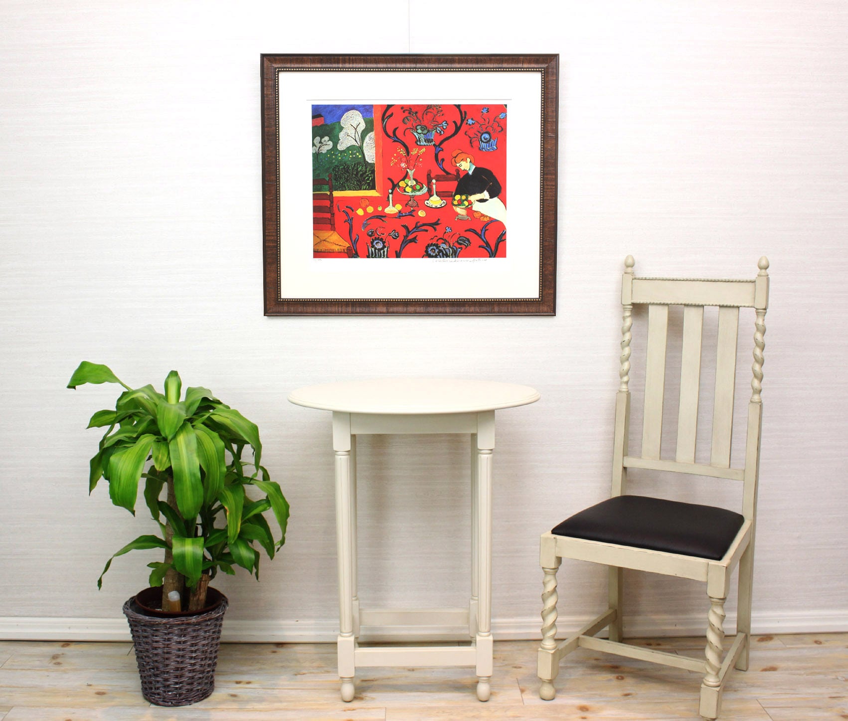 パステル画　赤い部屋 マティス 「赤い部屋（赤のハーモニー）」 [10115368]のアート作品