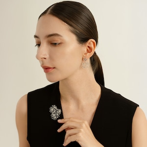 Silver pierced earrings SMA25ピアス