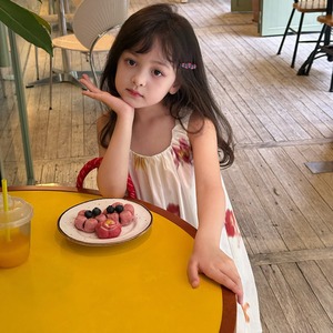 夏フラワープリントワンピース