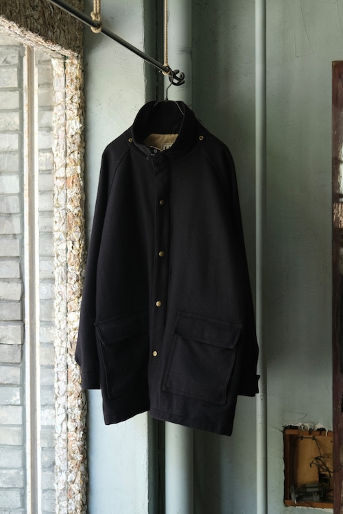 Utah/90's "L.L.Bean" wool stand collar coat
