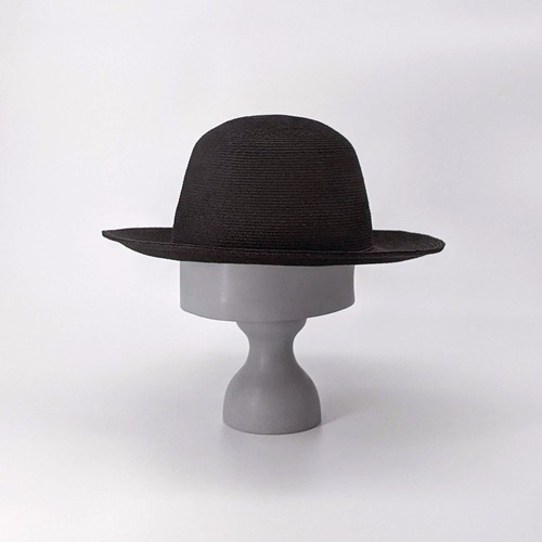 BD-BC106 Abaca Braid Bowler Hat - BLK