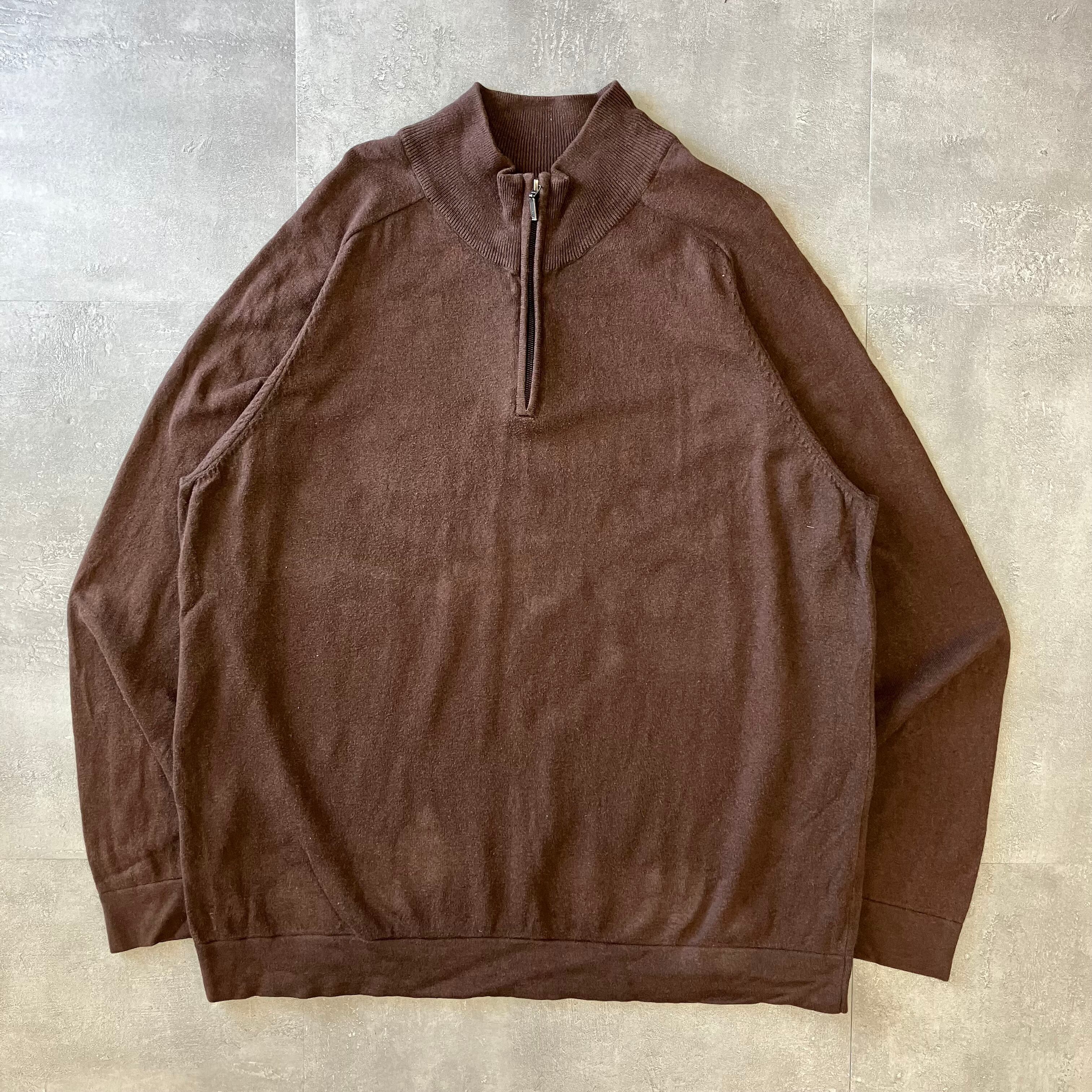 L.L.Bean 00s コットンニット ハーフジップ No.1611