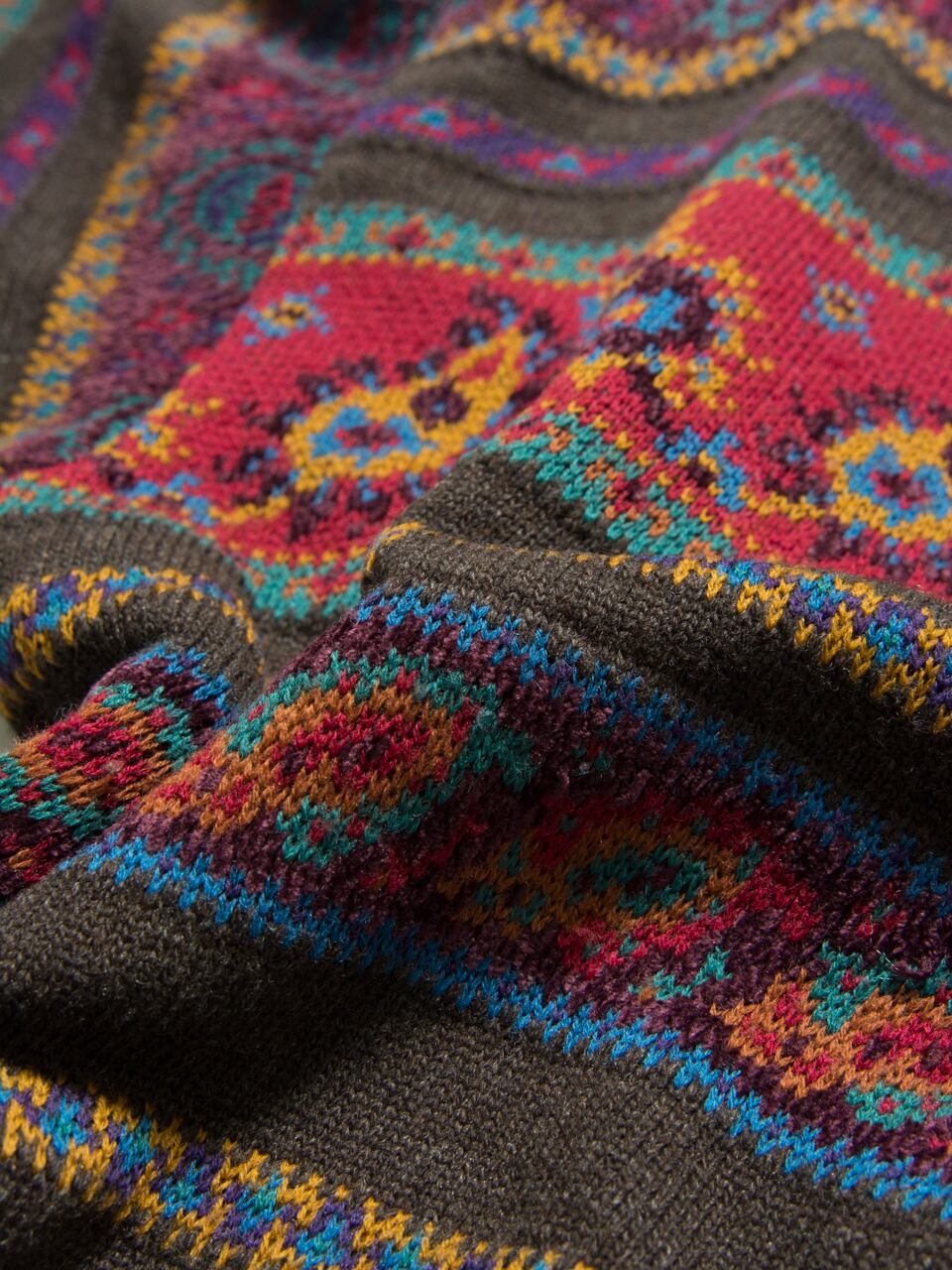 【KENZO】mix color jacquard knit （ケンゾー ミックスカラージャガードニット）