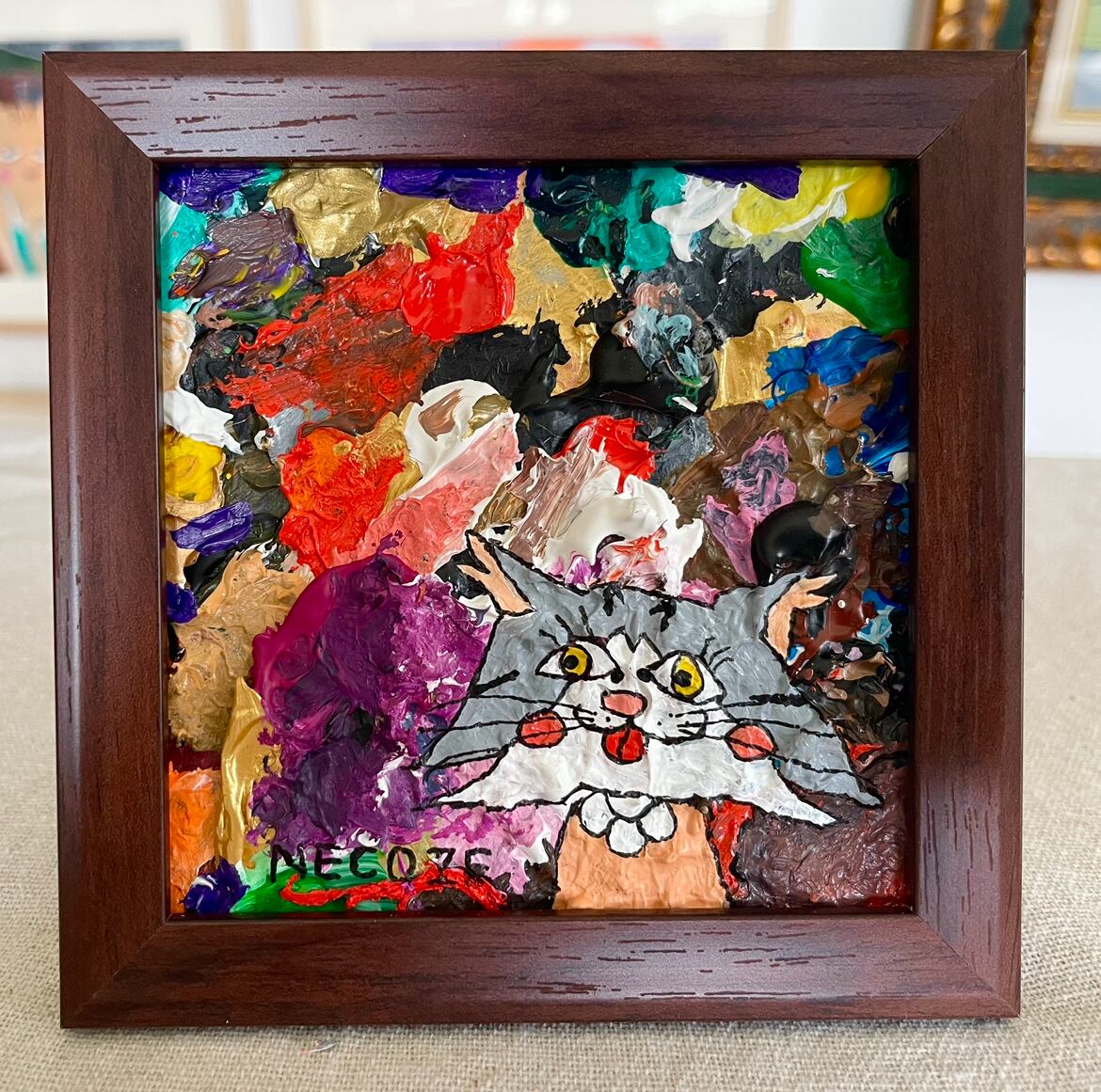 絵画】# 270アート的なさくら『原画』 | NECOZE（猫背）