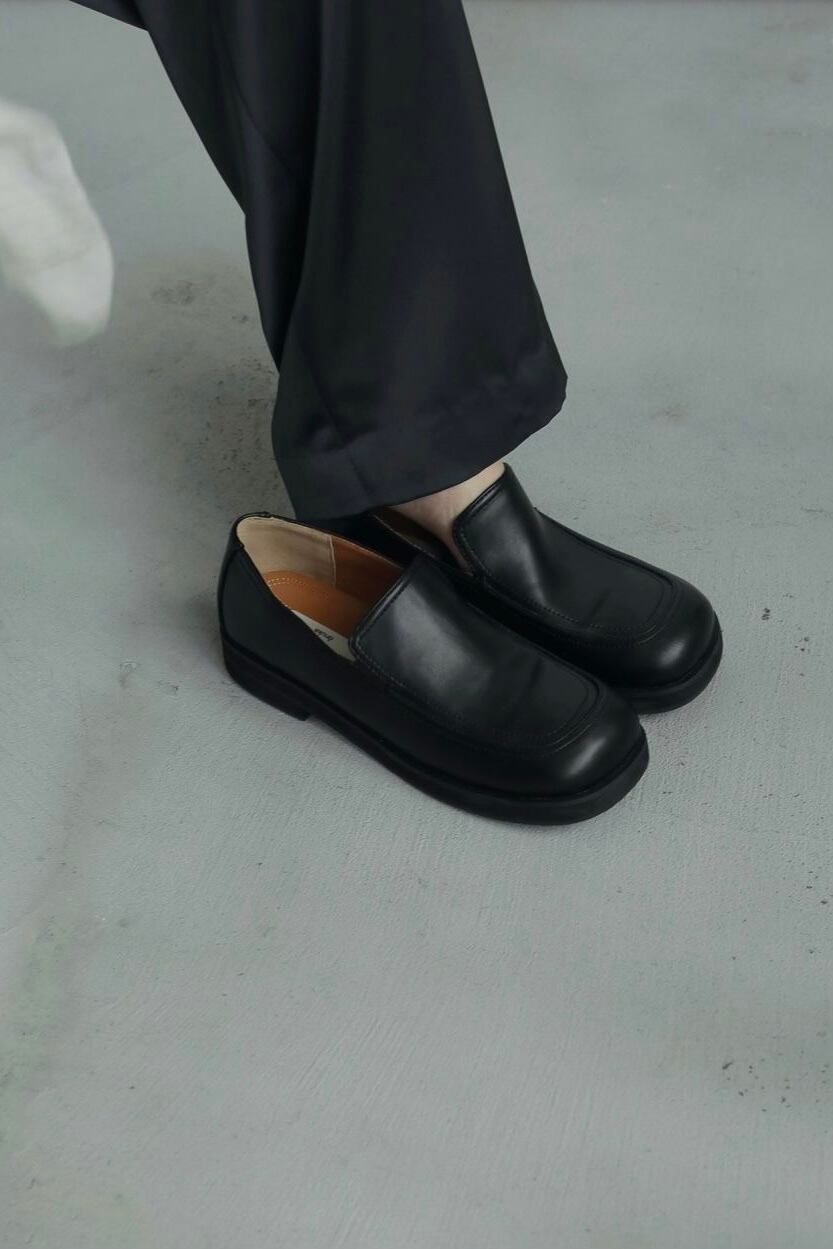 anuke【新品】Ecoleather Loafers レザー　ローファー ànuke Ecoleather Loafers エコレザーローファー Black | planet3rd
