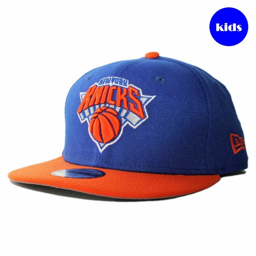 【子供用】 ニューエラ スナップバックキャップ 帽子 NEW ERA 9fifty キッズ NBA ニューヨーク ニックス フリーサイズ NR70350981