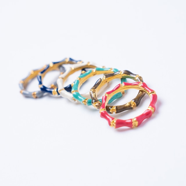 SKINNY by Jessica Elliot Colorful Enamel Ring スキニー バイ ジェシカ エリオット カラフルエナメルリング